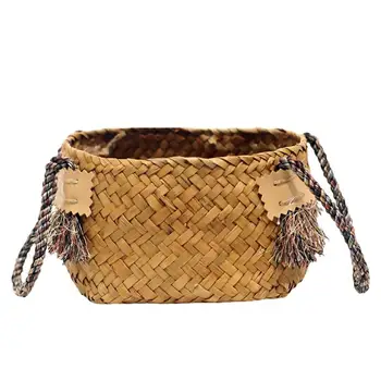 1PC Woven Flowerpot Flower Basket Plant Basket Festival Weaving Basket For Home Wedding Decoration(Khaki)
1PC Woven Flowerpot Flower Basket Plant Basket Festival Weaving Basket For Home Wedding Decoration(Khaki)