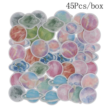 45Pcs Planner Diary Planet Stickers Stationery Scrapbooking Decor Journal Album
45Pcs Planner Diary Planet Stickers Stationery Scrapbooking Decor Journal Album