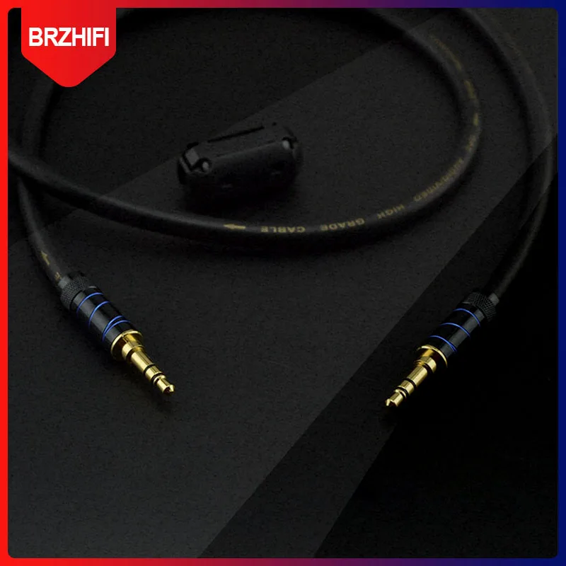 Аудио кабель A025 Hifi со штекером 3 5 мм на стерео TRS (штекер) AUX HIFI 0 м/1 м/2 м/3 м/5 м|Кабели