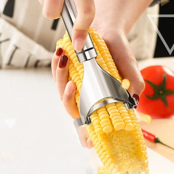 1pc Corn Thresher Peeler Stainless Steel Corn Cutter Cob Peeler Manual Corn Stripper Cob Kernel Cutter Vegetable Fruit Tools
1pc Corn Thresher Peeler Stainless Steel Corn Cutter Cob Peeler Manual Corn Stripper Cob Kernel Cutter Vegetable Fruit Tools