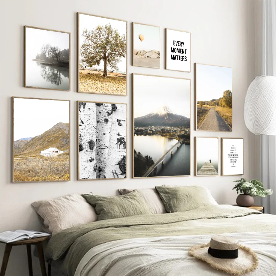 Bridge Mountain Tree Hot Air Balloon Road Wall Art Canvas Painting Nordic Posters And Prints Wall Pictures For Living Room Decor 
Bridge Mountain Tree Hot Air Balloon Road Wall Art Canvas Painting Nordic Posters And Prints Wall Pictures For Living Room Decor