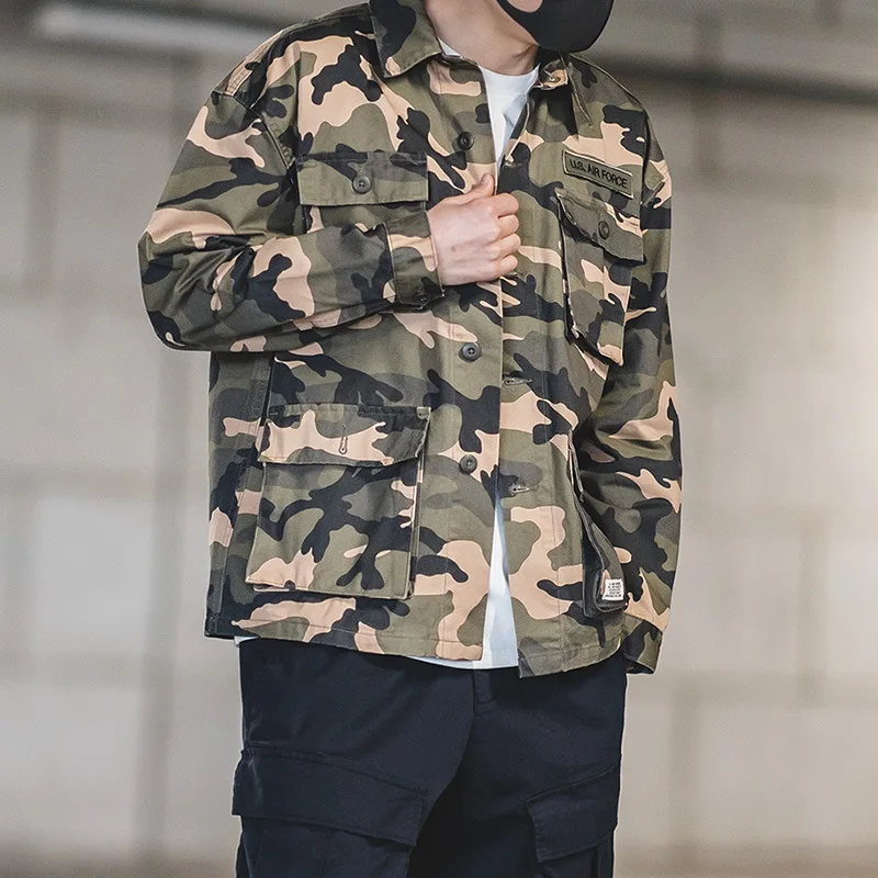 Madden Workwear American-Style Vintage Large Pocket Camouflage Jacket May Kaji Military Retro Casual Coat Men's
Madden Workwear American-Style Vintage Large Pocket Camouflage Jacket May Kaji Military Retro Casual Coat Men's