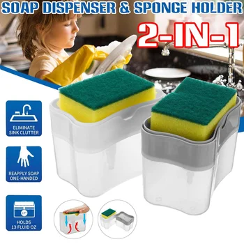 2-in-1 Sponge Rack Soap Dispenser Soap Dispenser And Sponge Caddy 13 Ounces Container Sponge Drainboard Soap Holder Rack
2-in-1 Sponge Rack Soap Dispenser Soap Dispenser And Sponge Caddy 13 Ounces Container Sponge Drainboard Soap Holder Rack
