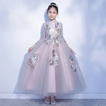 Girls Long Dress Kids Girl Floral Embroidery Wedding Party Dresses Princess Vestidos Child Clothing Birthday Pageant Dress
Girls Long Dress Kids Girl Floral Embroidery Wedding Party Dresses Princess Vestidos Child Clothing Birthday Pageant Dress
