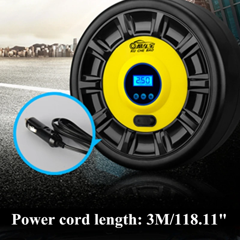 12V Portable Tire Air Pump Digital Display/Pointer W/ LED Lights Compressor Inflator for Car Motorcycle Electric Tire Inflaters
12V Portable Tire Air Pump Digital Display/Pointer W/ LED Lights Compressor Inflator for Car Motorcycle Electric Tire Inflaters