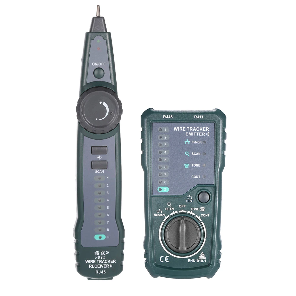 FY868 Multi-function Networking Tools Telephone Network Wire Tracker Hand-held Cable Testing Tool Wire Tester
FY868 Multi-function Networking Tools Telephone Network Wire Tracker Hand-held Cable Testing Tool Wire Tester