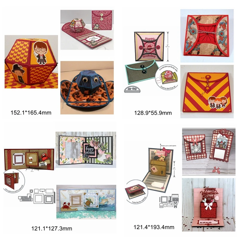 Square Frame Metal Cutting Dies DIY Handmade Cards Make Envelope Box Hexagonal Package Pop Up Album Scrapbook Craft Hot Template
Square Frame Metal Cutting Dies DIY Handmade Cards Make Envelope Box Hexagonal Package Pop Up Album Scrapbook Craft Hot Template