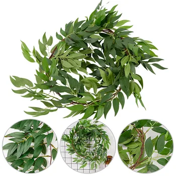 Artificial Willow Leaf Garland Simulation Willow Vine Fake Plastic Rattan Home Wedding Greenery Decor
Artificial Willow Leaf Garland Simulation Willow Vine Fake Plastic Rattan Home Wedding Greenery Decor