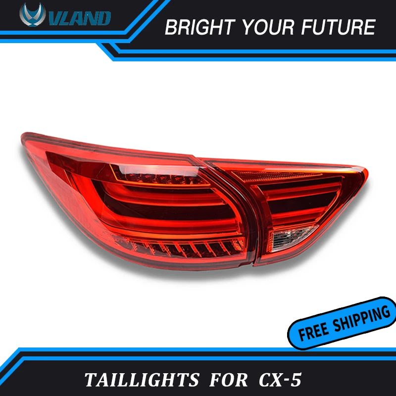 LED Rear Lamps Assembly for Mazda CX-5 Tail Lights 2013-2015 Dark & Red Lens LED Strip Tail Lamps
LED Rear Lamps Assembly for Mazda CX-5 Tail Lights 2013-2015 Dark & Red Lens LED Strip Tail Lamps