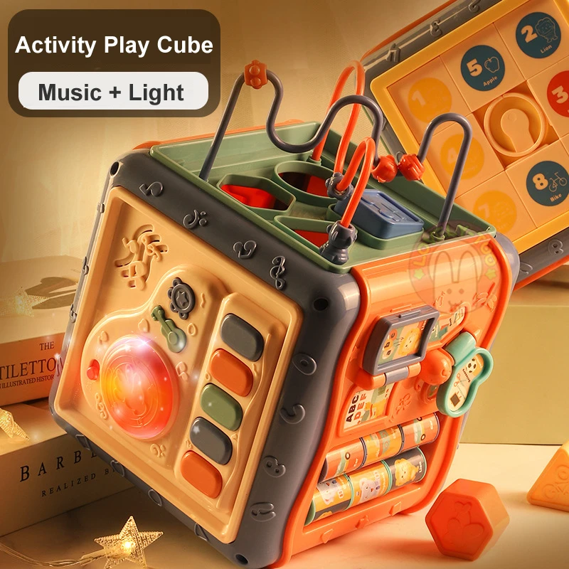 Baby Toys Activity Play Cube Six-Sided Box Montessori Shape Match Infant Development Educational Toy For Kids 13 24 Months
Baby Toys Activity Play Cube Six-Sided Box Montessori Shape Match Infant Development Educational Toy For Kids 13 24 Months