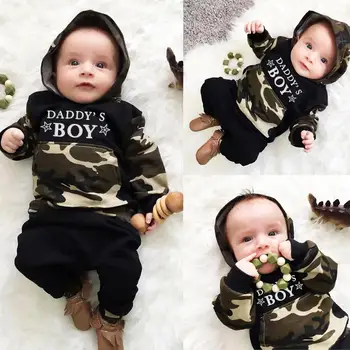 Baby Boy Clothes Newborn Infant Kids Autumn Winter Letter Hoodie T Shirt Camouflage Tops+Pants Casual Outfits Set Clothes 
Baby Boy Clothes Newborn Infant Kids Autumn Winter Letter Hoodie T Shirt Camouflage Tops+Pants Casual Outfits Set Clothes