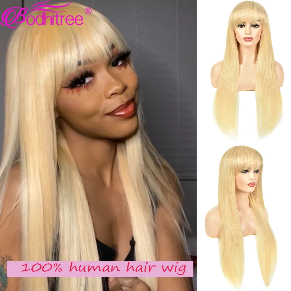 Bone StraightHuman Hair Wig Virgin 10A Full Machine Made Honey Blonde Wig With Bangs Wholesale Cheap Wigs for Women Long Wig
Bone StraightHuman Hair Wig Virgin 10A Full Machine Made Honey Blonde Wig With Bangs Wholesale Cheap Wigs for Women Long Wig