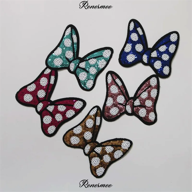 3Pcs Sequins Bowtie Applique Clothing Shoes Embroidery Patch Fabric Sticker Iron On Patch Craft Sewing Repair with Glue 12.5X11
3Pcs Sequins Bowtie Applique Clothing Shoes Embroidery Patch Fabric Sticker Iron On Patch Craft Sewing Repair with Glue 12.5X11