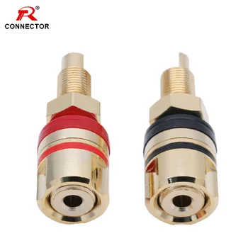 25Pairs Speaker Binding Post Terminal Connector,Gold-Plated Pure Copper,for Power Amplifier Chassis Terminal & Speaker Terminal
25Pairs Speaker Binding Post Terminal Connector,Gold-Plated Pure Copper,for Power Amplifier Chassis Terminal & Speaker Terminal