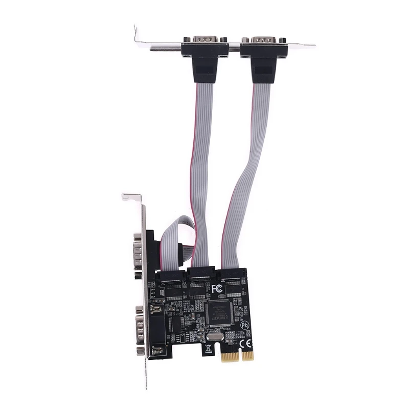 TXB071 PCI Express Add on Card 4 Ports Serial Riser Cards Multi RS232 DB9 COM PCIe Expansion Adapter
TXB071 PCI Express Add on Card 4 Ports Serial Riser Cards Multi RS232 DB9 COM PCIe Expansion Adapter