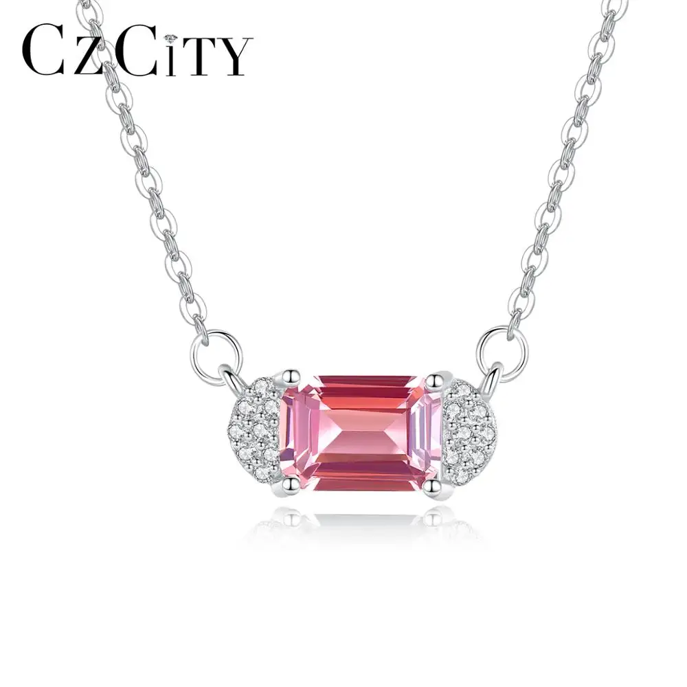 CZCITY Tiny Gamepad Sterling Silver Pendant Necklace Pink Gemstone for Women Colgantes De Plata De Ley 925 Topaz Jewelry
CZCITY Tiny Gamepad Sterling Silver Pendant Necklace Pink Gemstone for Women Colgantes De Plata De Ley 925 Topaz Jewelry