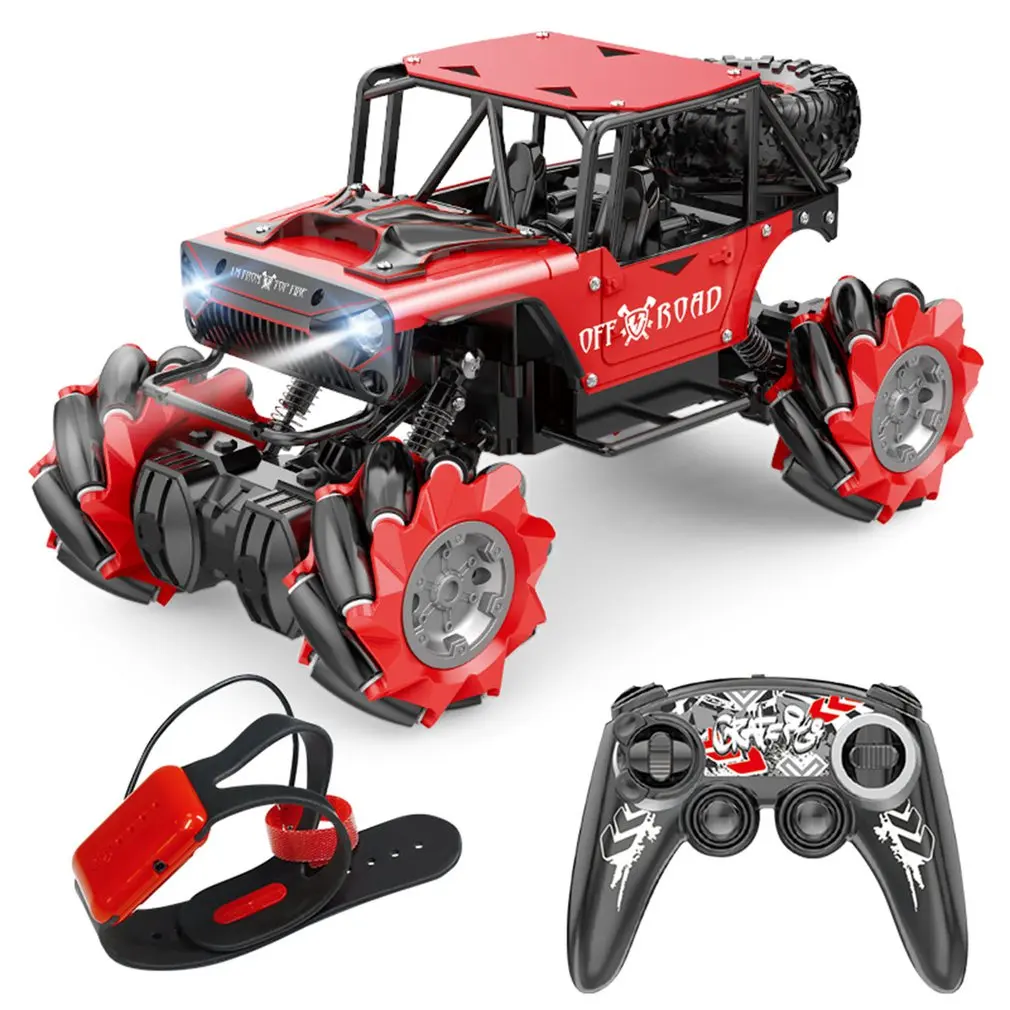 1/14 Gesture Sensing Remote Control Car Watch Dual RC Lateral Drift Alloy Buggy Children's Toys RC Off-road Vehicle
1/14 Gesture Sensing Remote Control Car Watch Dual RC Lateral Drift Alloy Buggy Children's Toys RC Off-road Vehicle
