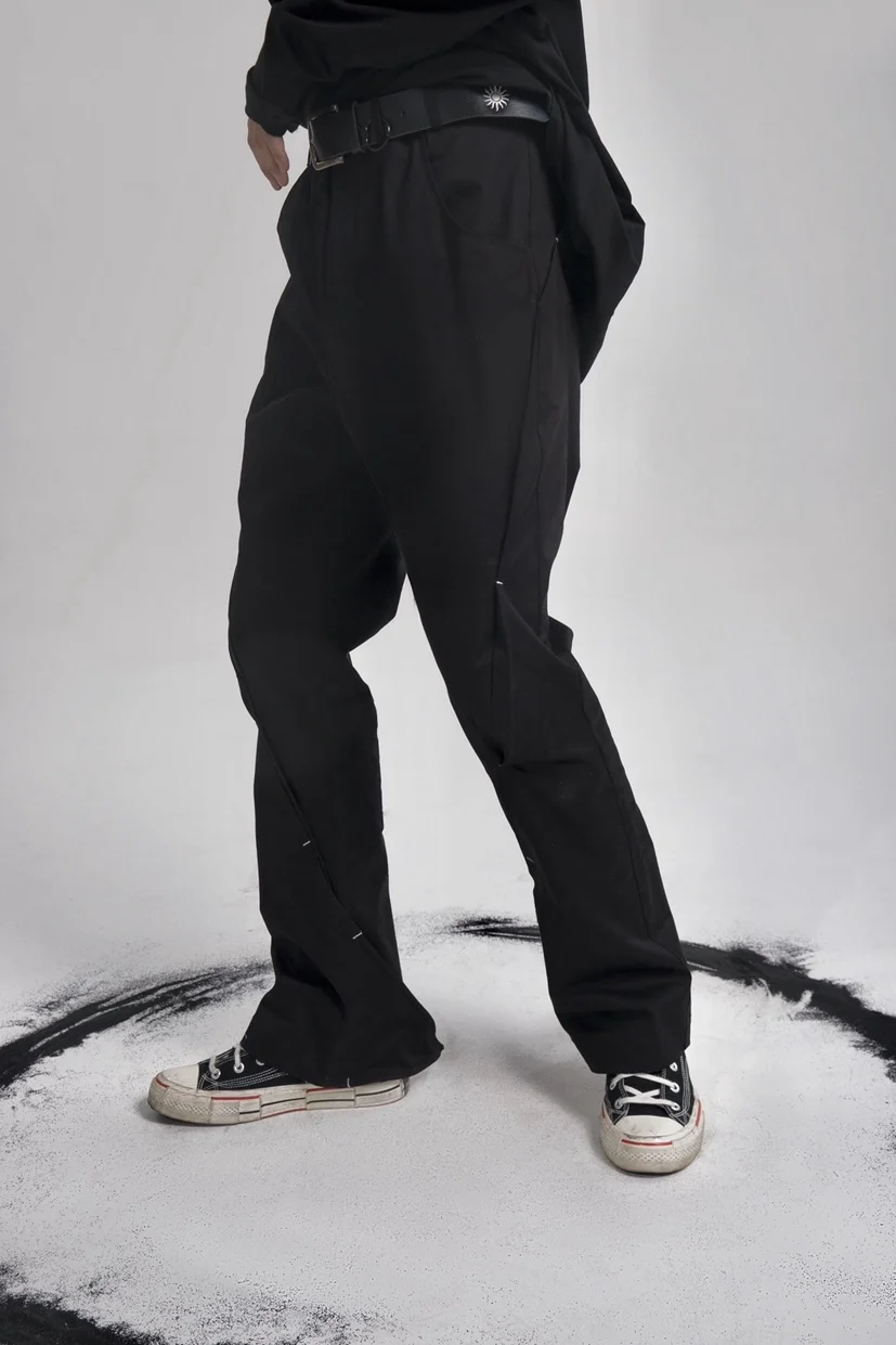 2021 Men Women Hair Stylist fashion Original niche deconstruction of micro trumpet casual Pants plus size costumes 27-46
2021 Men Women Hair Stylist fashion Original niche deconstruction of micro trumpet casual Pants plus size costumes 27-46