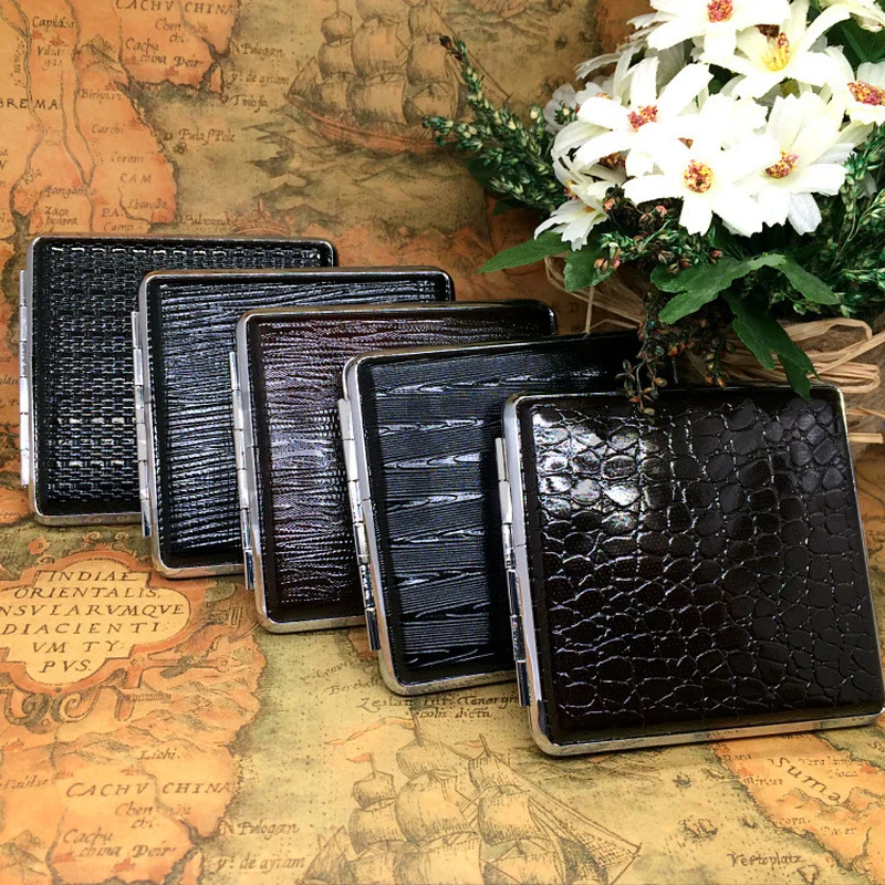 Yooap Leather cigarette case moisture-proof and pressure-proof 20 sticks cigarette box color mixed foreskin cigarette case
Yooap Leather cigarette case moisture-proof and pressure-proof 20 sticks cigarette box color mixed foreskin cigarette case