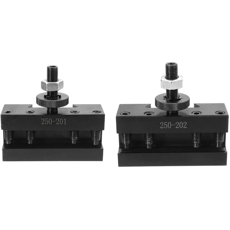 2Pcs Quick Change CNC Lathe Tool Post Turning Facing Holder Holder for Lathes Tools-250-201 & 250-202
2Pcs Quick Change CNC Lathe Tool Post Turning Facing Holder Holder for Lathes Tools-250-201 & 250-202