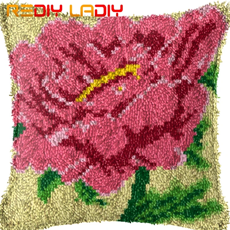 Latch Hook Kit Make Your Own Cushion Pink Flowers Pre-Printed Canvas Crochet Pillow Case Latch Hook Cushion Front Hobby & Crafts
Latch Hook Kit Make Your Own Cushion Pink Flowers Pre-Printed Canvas Crochet Pillow Case Latch Hook Cushion Front Hobby & Crafts