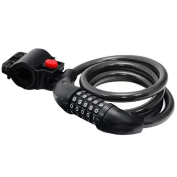 Bike Lock 5 Digit Code Combination Bicycle Security Lock 1200 Mm X 12 Mm Steel Cable Spiral Bike Cycling Bicycle Lock
Bike Lock 5 Digit Code Combination Bicycle Security Lock 1200 Mm X 12 Mm Steel Cable Spiral Bike Cycling Bicycle Lock