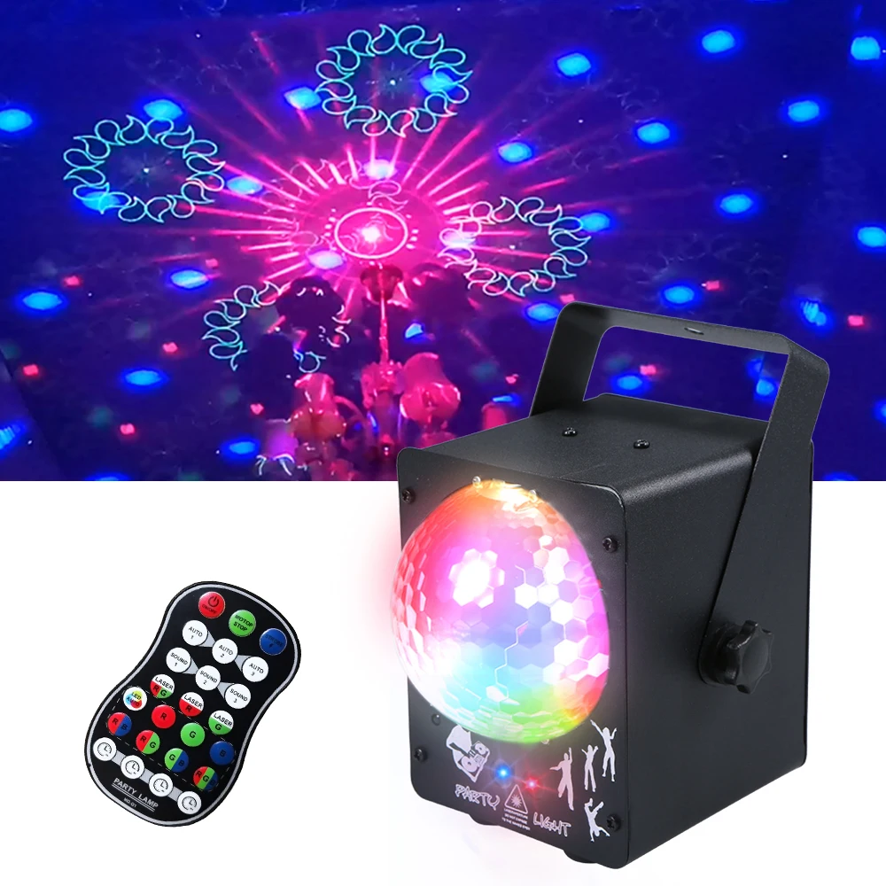 60 Patterns Party DJ Disco Ball Stage Light RGB Projector Lasering Remote Control Strobe Dancing Lighting for KTV Bar Show
60 Patterns Party DJ Disco Ball Stage Light RGB Projector Lasering Remote Control Strobe Dancing Lighting for KTV Bar Show