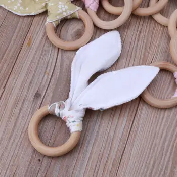 Baby Boy Girl Bunny Ear Teether Safe Organic Wood Teething Ring Toys Various Color Choice Shower Gift
Baby Boy Girl Bunny Ear Teether Safe Organic Wood Teething Ring Toys Various Color Choice Shower Gift
