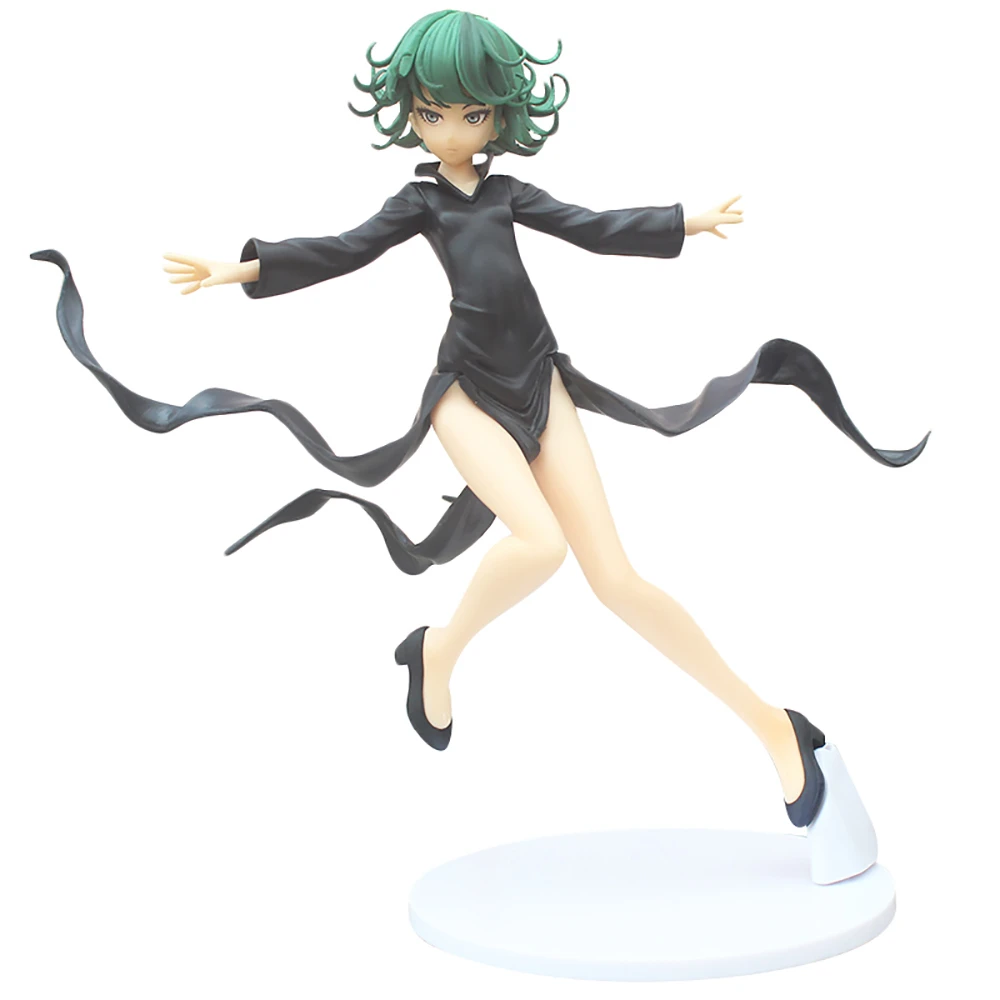 ONE PUNCH MAN Senritsu нет Tatsumaki Аниме фигурки Модель 23 см фигурка сексуальной Девушки
