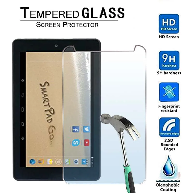 For Mediacom SmartPad Go 7" Tablet-Premium Tablet 9H Tempered Glass Screen Protector Film Protector Guard Cover
For Mediacom SmartPad Go 7" Tablet-Premium Tablet 9H Tempered Glass Screen Protector Film Protector Guard Cover
