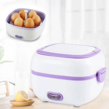 Multi-function Electric Heating Stainless Steel Steamer Heated Pot Steamed Egg Portable Thermal Lunch Box Food Container Warmer
Multi-function Electric Heating Stainless Steel Steamer Heated Pot Steamed Egg Portable Thermal Lunch Box Food Container Warmer