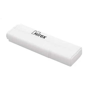 

Flash drive Mirex LINE WHITE, 16 GB, USB2.0, read up to 25 Mb / s, write up to 15 Mb / s, white 2891027