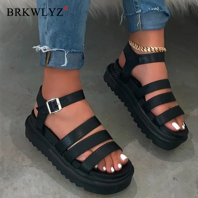 Metal Buckle Travel Spring/summer New Women 2020 Three-layer Leather Bottom Non-slip Sandals Outdoor Platform Sandalia Feminina
Metal Buckle Travel Spring/summer New Women 2020 Three-layer Leather Bottom Non-slip Sandals Outdoor Platform Sandalia Feminina