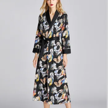 Sleepwear Robes For Women Pajamas Bathrobes Bridesmaid Gift Simulation Silk Pajamas Home Sleepwear Nightwear Bathrobe Femme Robe
Sleepwear Robes For Women Pajamas Bathrobes Bridesmaid Gift Simulation Silk Pajamas Home Sleepwear Nightwear Bathrobe Femme Robe