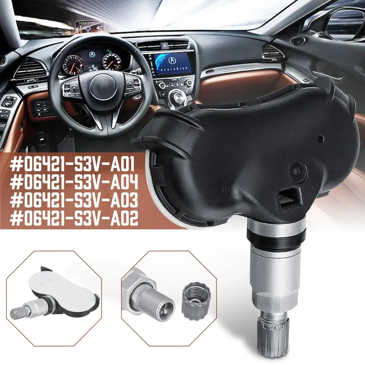 Датчик давления в шинах TPMS 315 МГц для Honda Acura MDX RL TL Odyssey Ridgeline 06421S3VA01 #06421-S3V-A01/06421-S3V-A0
Датчик давления в шинах TPMS 315 МГц для Honda Acura MDX RL TL Odyssey Ridgeline 06421S3VA01 #06421-S3V-A01/06421-S3V-A0