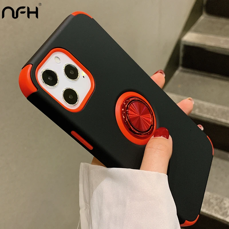 For iPhone 12 Max 11 Pro Xs Max Luxury Armor Silicone Case On X XR SE2 6 6S 7 8 Plus Full Body Shockproof Cover With Ring Holder
For iPhone 12 Max 11 Pro Xs Max Luxury Armor Silicone Case On X XR SE2 6 6S 7 8 Plus Full Body Shockproof Cover With Ring Holder