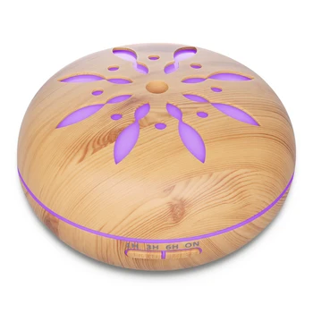 550ml Aroma Essential Oil Diffuser Ultrasonic Air Humidifier with Wood Grain 7 Color Changing LED Lights for Office Home gift
550ml Aroma Essential Oil Diffuser Ultrasonic Air Humidifier with Wood Grain 7 Color Changing LED Lights for Office Home gift