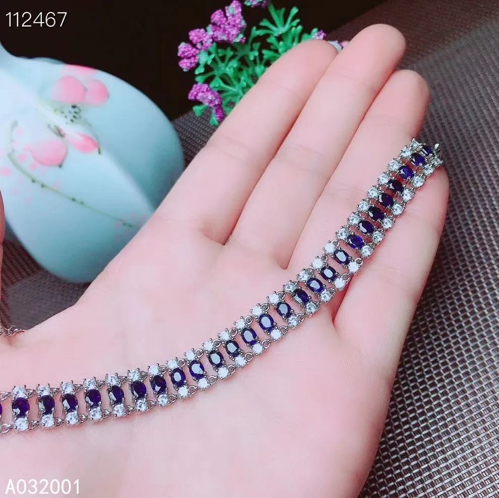 KJJEAXCMY fine jewelry natural sapphire 925 sterling silver new women hand bracelet support test exquisite
KJJEAXCMY fine jewelry natural sapphire 925 sterling silver new women hand bracelet support test exquisite