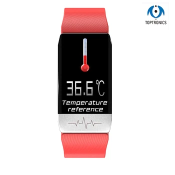 Newest Thermometer Smart Band Body Temperature IP67 Waterproof Smart Bracelet Blood Pressure Blood oxygen Smart Watch Women часы
Newest Thermometer Smart Band Body Temperature IP67 Waterproof Smart Bracelet Blood Pressure Blood oxygen Smart Watch Women часы