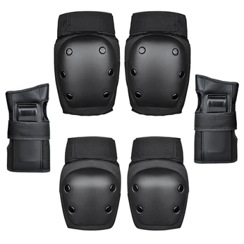 6Pcs/Set Knee Pads Elbows Pads Wrist Guards Protective Gear Set for Skateboarding Inline Roller Skating BMX Bike Sport-S
6Pcs/Set Knee Pads Elbows Pads Wrist Guards Protective Gear Set for Skateboarding Inline Roller Skating BMX Bike Sport-S