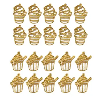 10Pcs Handmade Golden Ice Cream Resin Frame Pendant Open Bezel Setting Resin Casting Art Jewelry Making 
10Pcs Handmade Golden Ice Cream Resin Frame Pendant Open Bezel Setting Resin Casting Art Jewelry Making