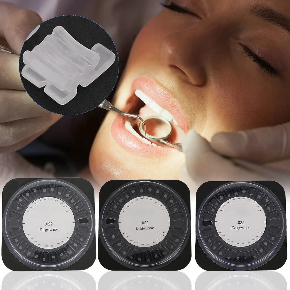 20pcs Dental Orthodontics Brackets Ceramic Teeth Correction Brace Support Accessory 3 Hooks
20pcs Dental Orthodontics Brackets Ceramic Teeth Correction Brace Support Accessory 3 Hooks