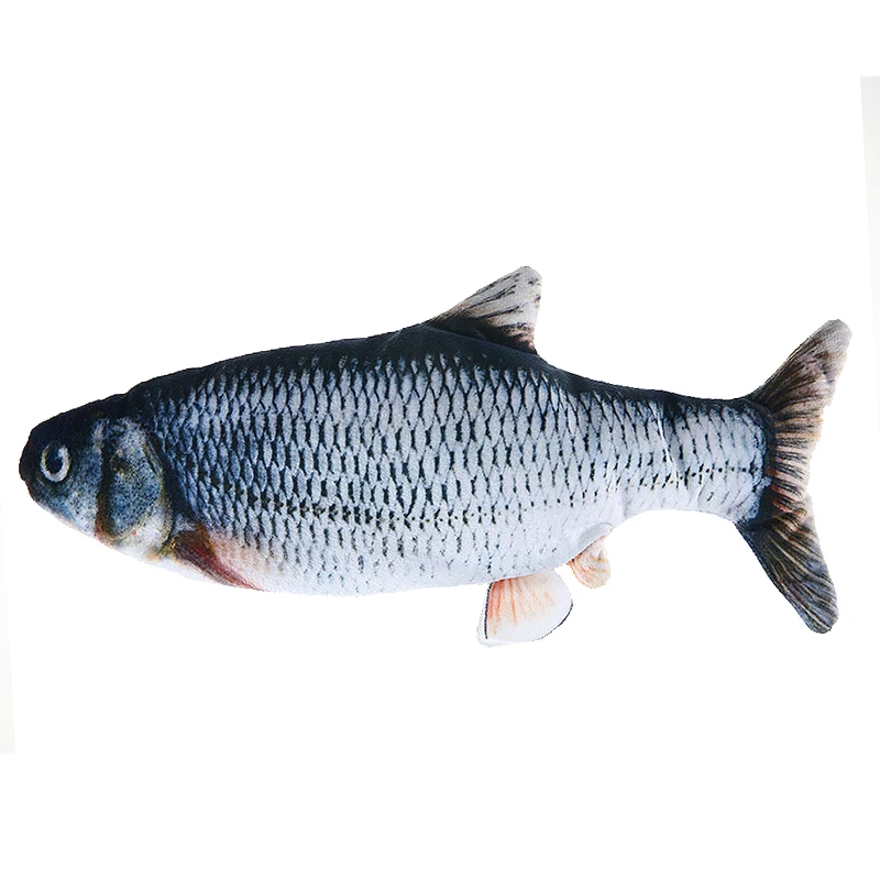 Simulation Grass Carp Pet Cat Plush Toy USB Electric Floppy Fish Moving Funny Cat Chewing Playing Supplies
Simulation Grass Carp Pet Cat Plush Toy USB Electric Floppy Fish Moving Funny Cat Chewing Playing Supplies