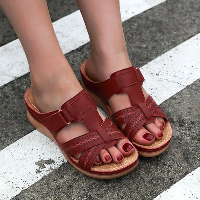 Women Premium Orthopedic Open Toe Sandals Vintage Anti-slip Breathable for Summer XIN-Shipping Women Premium Orthopedic Open Toe Sandals Vintage Anti-slip Breathable for Summer XIN-Shipping