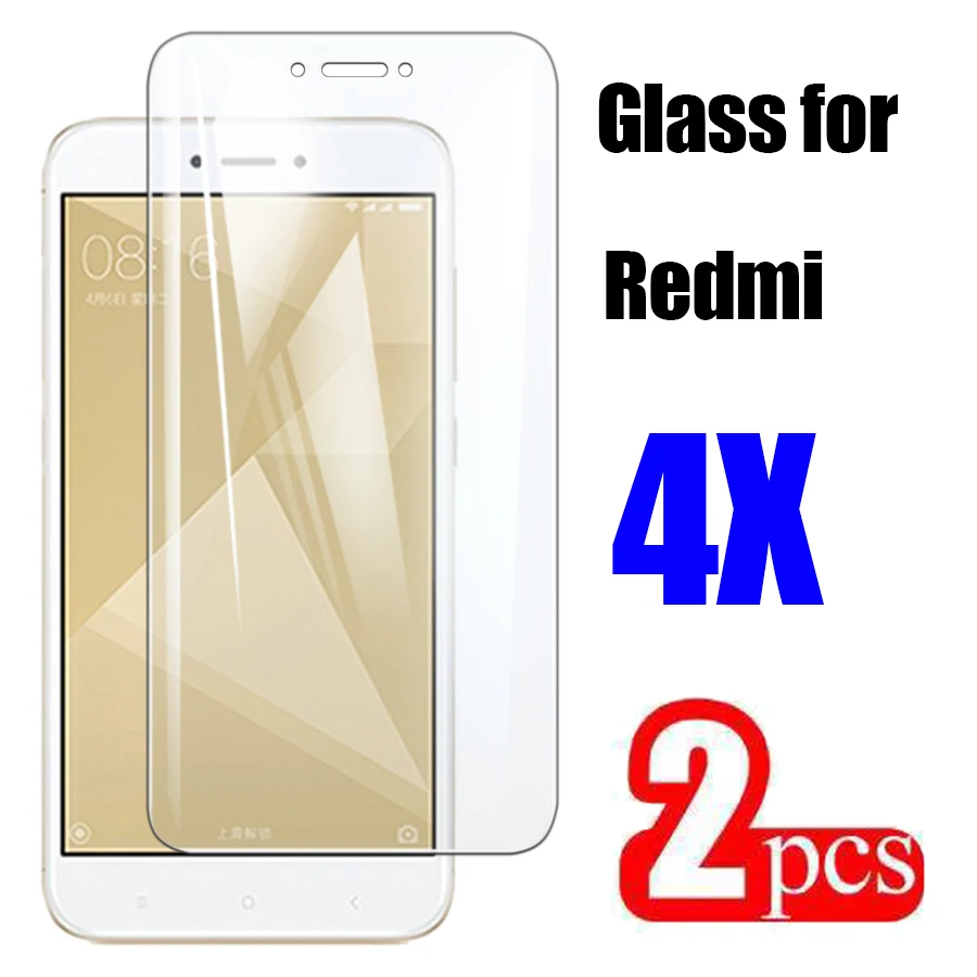 2 шт. для xiaomi redmi 4x защита экрана на mi xiami xaomi radmi x4 x 4 Закаленное стекло Защитная