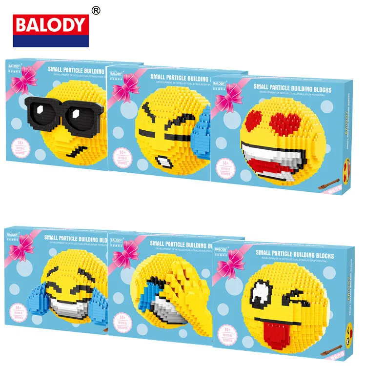 Balody Balody16119 Small Particles Micro Diamond Assembled Building Blocks Toy Educational WeChat Facial Expression Package 6-
Balody Balody16119 Small Particles Micro Diamond Assembled Building Blocks Toy Educational WeChat Facial Expression Package 6-