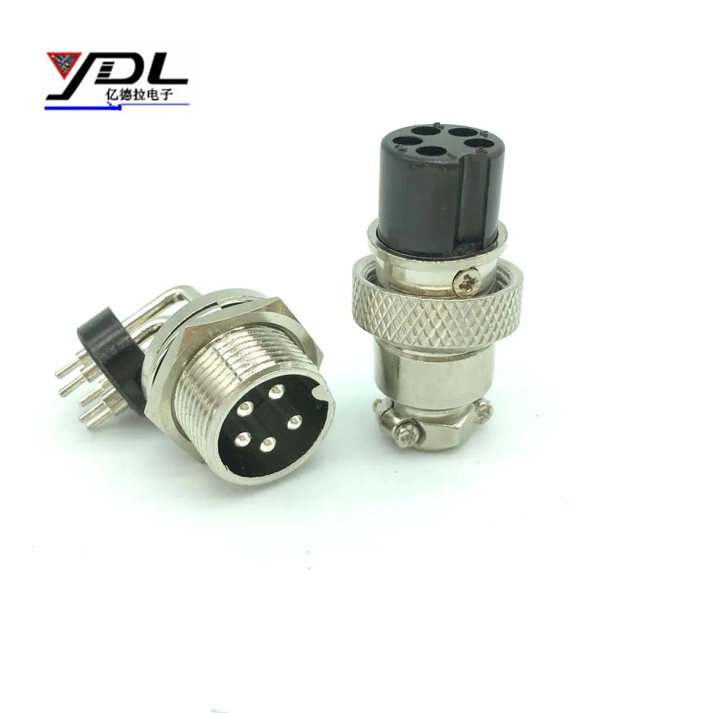 10 Sets Right Angle Needle GX16 5 Pin Male & Female 16mm Circular Aviation Plug Socket Wire PCB Panel Connector
10 Sets Right Angle Needle GX16 5 Pin Male & Female 16mm Circular Aviation Plug Socket Wire PCB Panel Connector