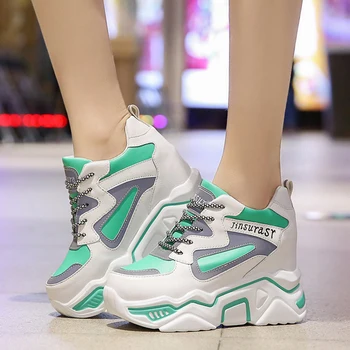 High Platform Height Increasing Casual Shoes Woman 2020 Spring Hidden Wedge Sneakers Women Thick Sole Vulcanize Shoes 
High Platform Height Increasing Casual Shoes Woman 2020 Spring Hidden Wedge Sneakers Women Thick Sole Vulcanize Shoes