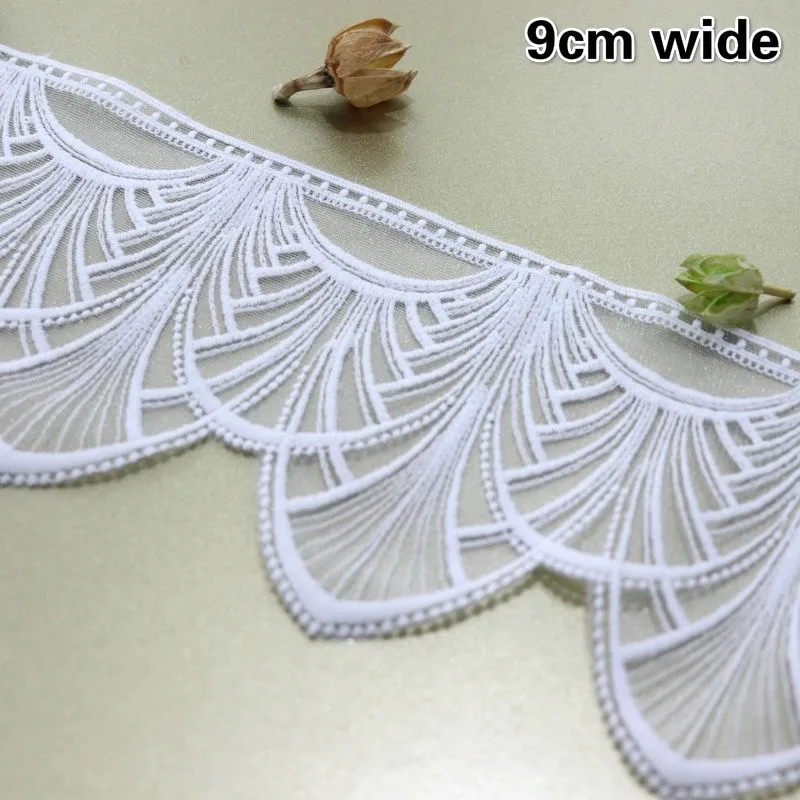 New Net Gauze Water-soluble Embroidery Fish Scale Pattern White Lace Fabric DIY Wedding Dress Cheongsam Costume Accessories Trim
New Net Gauze Water-soluble Embroidery Fish Scale Pattern White Lace Fabric DIY Wedding Dress Cheongsam Costume Accessories Trim