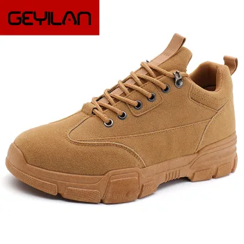 Leather Shoes Men Steel Head Anti-smash Stab-resistant Anti-slip Electric Welder Beef Tendon Jelly Bottom Leather Work Shoes 
Leather Shoes Men Steel Head Anti-smash Stab-resistant Anti-slip Electric Welder Beef Tendon Jelly Bottom Leather Work Shoes